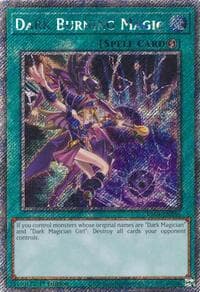 Dark Burning Magic (Platinum Secret Rare): Quarter Century Stampede