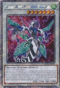 Clear Wing Synchro Dragon (Platinum Secret Rare): Quarter Century Stampede