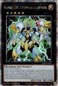 Number S39: Utopia the Lightning (Quarter Century Secret Rare): Quarter Century Stampede