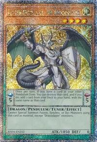 Luster Pendulum, the Dracoslayer (Quarter Century Secret Rare): Quarter Century Stampede