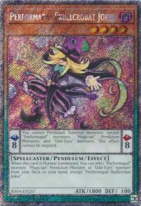 Performapal Skullcrobat Joker (Platinum Secret Rare): Quarter Century Stampede