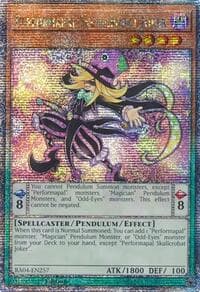 Performapal Skullcrobat Joker (Quarter Century Secret Rare): Quarter Century Stampede