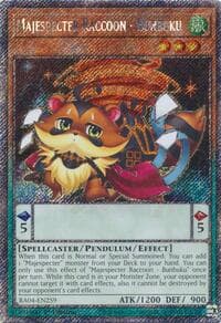 Majespecter Raccoon - Bunbuku (Platinum Secret Rare): Quarter Century Stampede