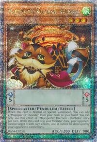 Majespecter Raccoon - Bunbuku (Quarter Century Secret Rare): Quarter Century Stampede