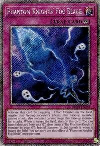Phantom Knights' Fog Blade (Platinum Secret Rare): Quarter Century Stampede