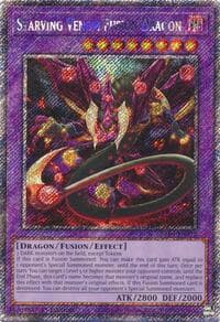 Starving Venom Fusion Dragon (Platinum Secret Rare): Quarter Century Stampede