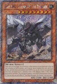 True King Lithosagym, the Disaster (Platinum Secret Rare): Quarter Century Stampede