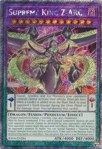 Supreme King Z-ARC (Platinum Secret Rare): Quarter Century Stampede