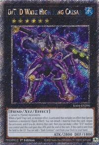 D/D/D Wave High King Caesar (Platinum Secret Rare): Quarter Century Stampede
