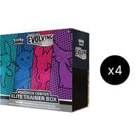Evolving Skies Pokemon Center Elite Trainer Box Case [Glaceon/Vaporeon/Sylveon/Espeon] (Exclusive): Evolving Skies