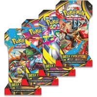 Mega Evolution Sleeved Booster Pack Art Bundle [Set of 4]: Mega Evolution