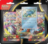 Mega Evolution 3 Pack Blister [Golduck]: Mega Evolution
