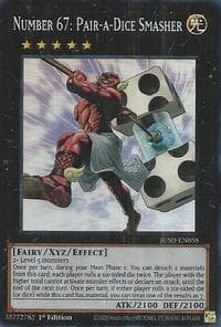 Number 67: Pair-a-Dice Smasher (Super Rare): Justice Hunters