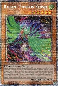 Radiant Typhoon Krosea (Starlight Rare): Doom of Dimensions