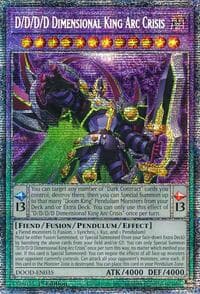 D/D/D/D Dimensional King Arc Crisis (Starlight Rare): Doom of Dimensions
