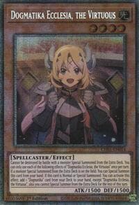 Dogmatika Ecclesia, the Virtuous (Starlight Rare): THE CHRONICLES DECK: The Fallen & The Virtuous (All-Foil Edition)