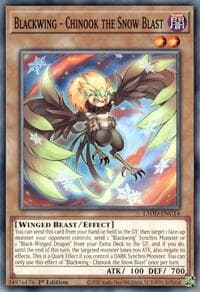 Blackwing - Chinook the Snow Blast: Legendary 5D's Decks
