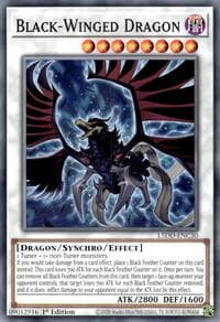 Black-Winged Dragon (L5DD-ENC30): Legendary 5D's Decks