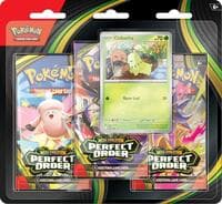 Perfect Order 3 Pack Blister [Chikorita]: Perfect Order