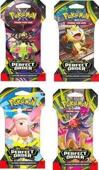 Perfect Order Sleeved Booster Pack Art Bundle [Set of 4]: Perfect Order