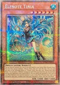 Elfnote Tinia (Starlight Rare): Burst Protocol