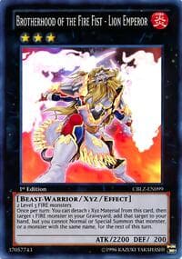 Brotherhood of the Fire Fist - Lion Emperor: Cosmo Blazer