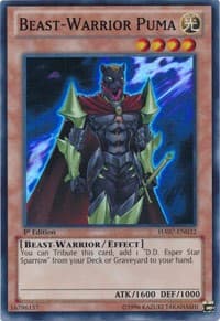 Beast-Warrior Puma: Hidden Arsenal 7: Knight of Stars
