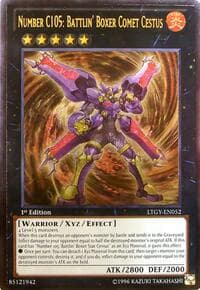 Number C105: Battlin' Boxer Comet Cestus (UTR): Lord of the Tachyon Galaxy