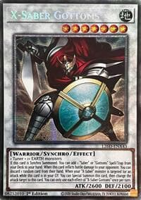 X-Saber Gottoms (Starlight Rare): Legendary Modern Decks 2026