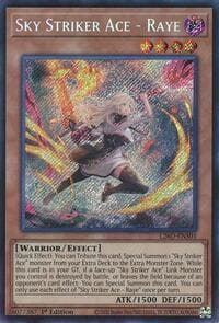 Sky Striker Ace - Raye (Alternate Art) (Secret Rare): Legendary Modern Decks 2026