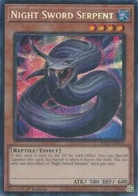 Night Sword Serpent (Secret Rare): Rarity Collection 5