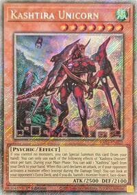 Kashtira Unicorn (Platinum Secret Rare): Rarity Collection 5