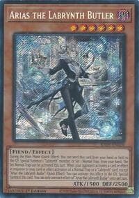 Arias the Labrynth Butler (Secret Rare): Rarity Collection 5