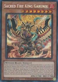 Sacred Fire King Garunix (Secret Rare): Rarity Collection 5