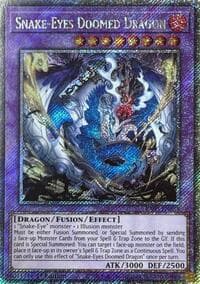 Snake-Eyes Doomed Dragon (Platinum Secret Rare): Rarity Collection 5