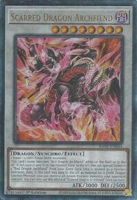 Scarred Dragon Archfiend (PUR): Rarity Collection 5