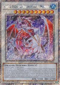 Lancea, Ancestral Dragon of the Ice Mountain (Platinum Secret Rare): Rarity Collection 5
