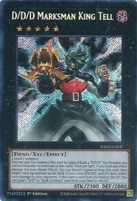 D/D/D Marksman King Tell (Secret Rare): Rarity Collection 5
