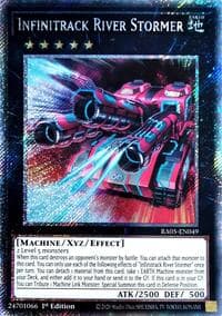 Infinitrack River Stormer (Platinum Secret Rare): Rarity Collection 5