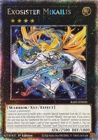Exosister Mikailis (Platinum Secret Rare): Rarity Collection 5
