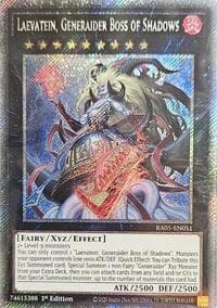 Laevatein, Generaider Boss of Shadows (Platinum Secret Rare): Rarity Collection 5