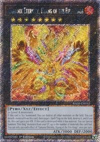 Garunix Eternity, Hyang of the Fire Kings (Platinum Secret Rare): Rarity Collection 5