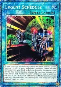 Urgent Schedule (Platinum Secret Rare): Rarity Collection 5