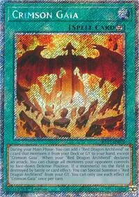 Crimson Gaia (Platinum Secret Rare): Rarity Collection 5