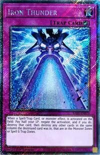 Iron Thunder (Platinum Secret Rare): Rarity Collection 5