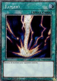 Raigeki (Platinum Secret Rare): Rarity Collection 5