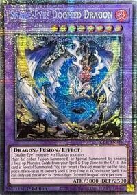 Snake-Eyes Doomed Dragon (Starlight Rare): Rarity Collection 5