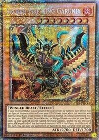 Sacred Fire King Garunix (Starlight Rare): Rarity Collection 5