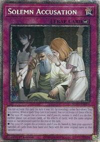 Solemn Accusation (Starlight Rare): Blazing Dominion