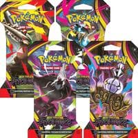 Pitch Black Sleeved Booster Pack Art Bundle [Set of 4]: Pitch Black